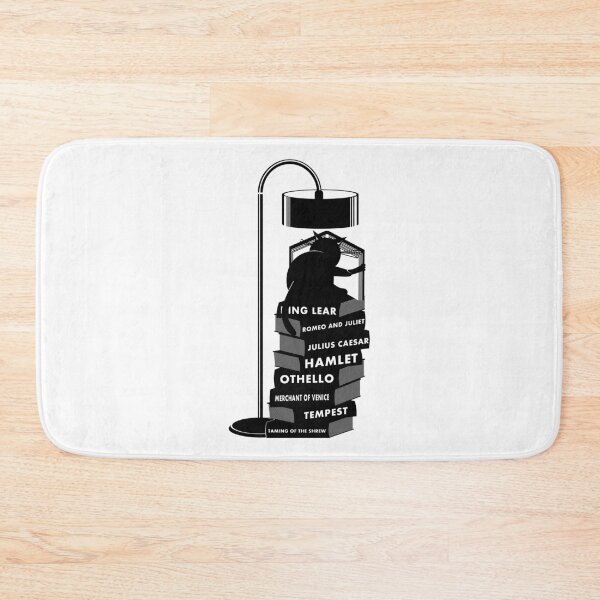 Item preview, Cat Reading Shakespeare Plays designed and sold by piedaydesigns.