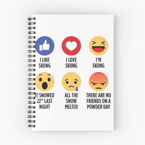 Item preview, Skiing Emojis designed and sold by GobaFineArts.