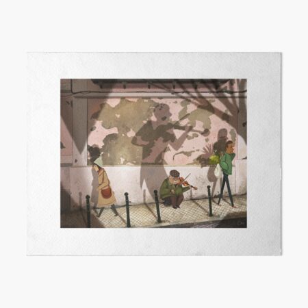 Shadows from before Art Board Print