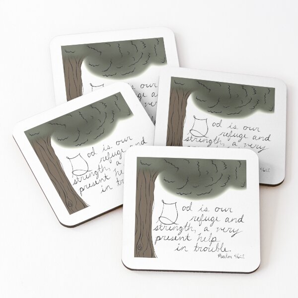 Item preview, Psalm 46:1 God is our refuge in times of trouble designed and sold by Mustard-Seeds.