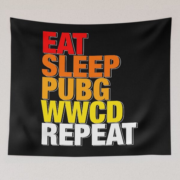 Item preview, Eat, Sleep, PUBG, WWCD, Repeat designed and sold by Dzulhan.