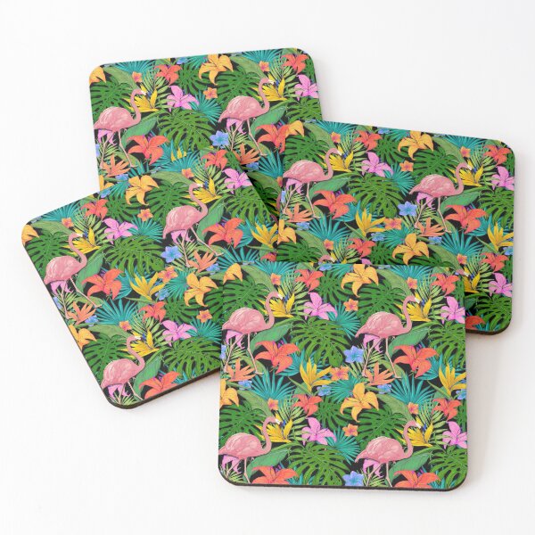 Item preview, flamingo and flowers designed and sold by remonss.