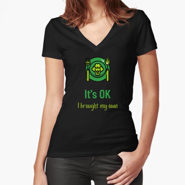 Fitted V-Neck T-Shirt