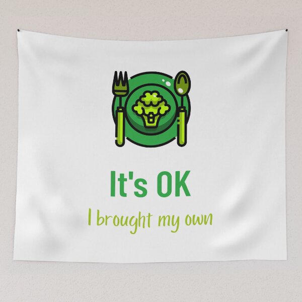 Item preview, It's OK I Brought My Own Vegan Food Lovers designed and sold by Sweevy Swag.