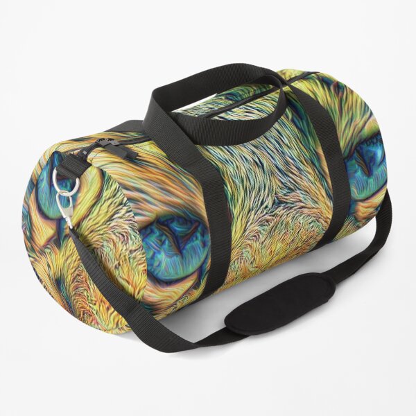 #DeepDreamed Cat Duffle Bag