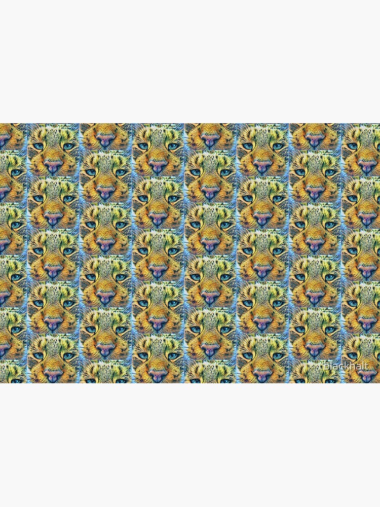 #DeepDreamed Cat by blackhalt
