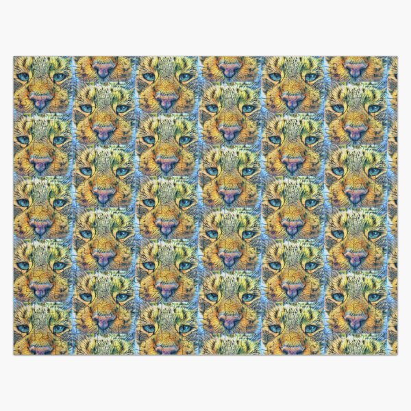 #DeepDreamed Cat Jigsaw Puzzle