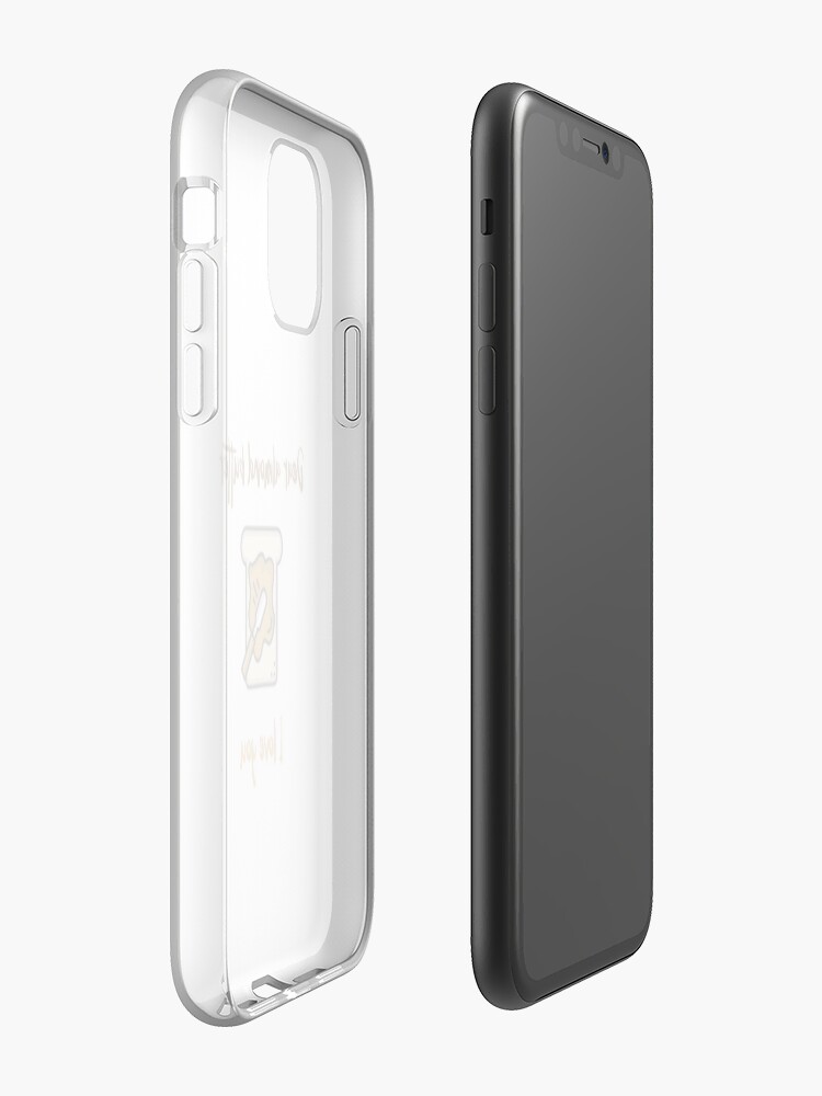Alternate view of Dear Almond Butter I Love You iPhone Case & Cover