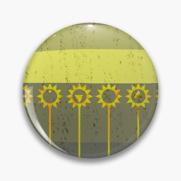 Item preview, Geometric Sunflower Landscape designed and sold by piedaydesigns.