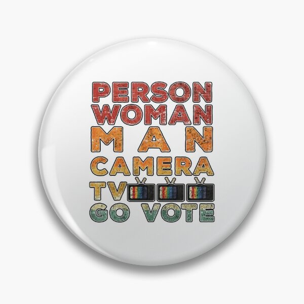 Item preview, Retro vintage person man woman camera tv go vote designed and sold by ABDEZIGN.