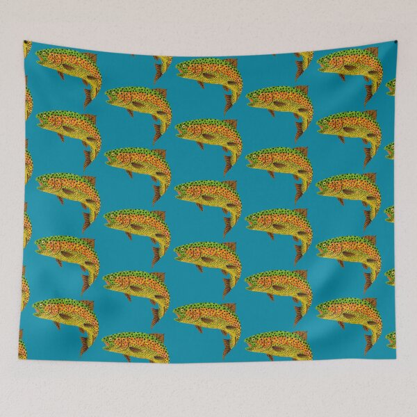 Item preview, Aspen Leaf Rainbow Trout 1 designed and sold by GobaFineArts.