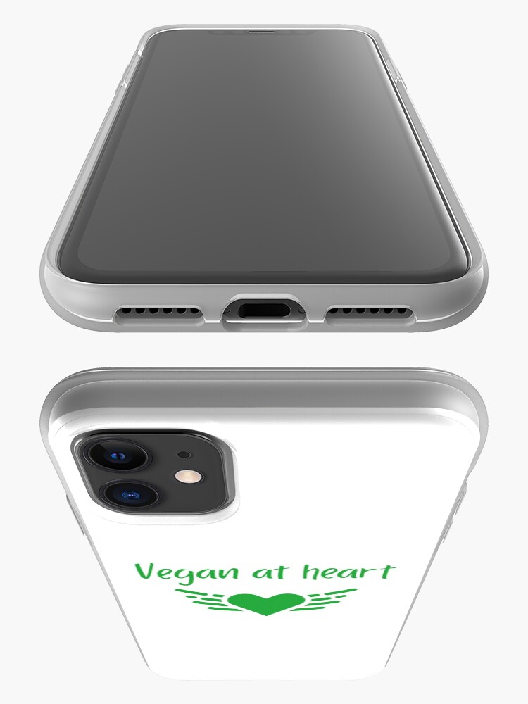 Alternate view of Vegan at Heart iPhone Case & Cover