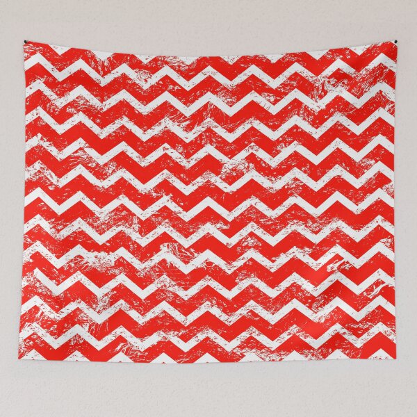 Item preview, Distressed Red Chevron Pattern designed and sold by piedaydesigns.