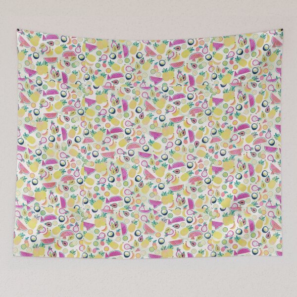 Item preview, Tropical Fruit Watermelon Pineapple Oranges designed and sold by digitalvintage.