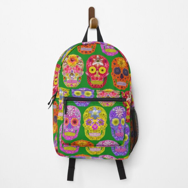 Item preview, Flower Skulls Seamless Pattern 2018 designed and sold by GobaFineArts.