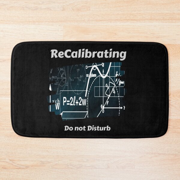 Item preview, Recalibrating, do not disturb, physics equation designed and sold by Spiritualish.
