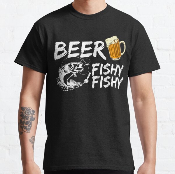Plan for the day, drinking coffee, fishing, drinking beer Classic T-Shirt  for Sale by Noahlaz