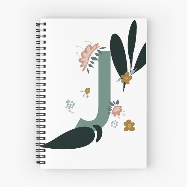 Aperçu de l'œuvre Lettre florale J créée et vendue par Leshlie Guzmán.