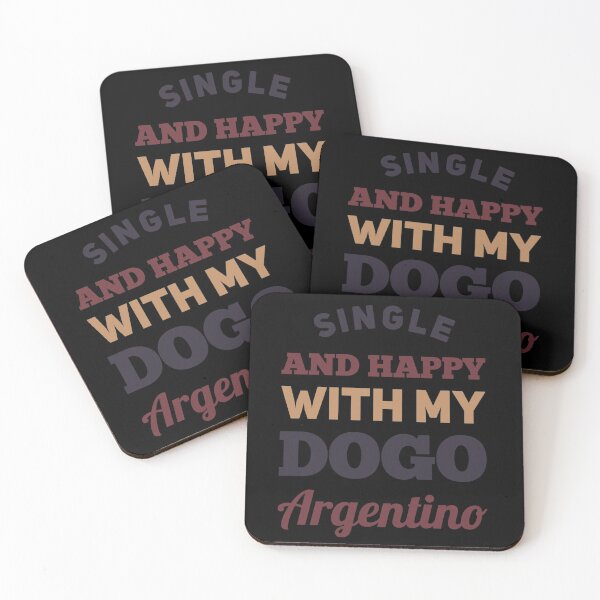 Item preview, Single and happy with my Dogo argentino designed and sold by good vibes clothing.