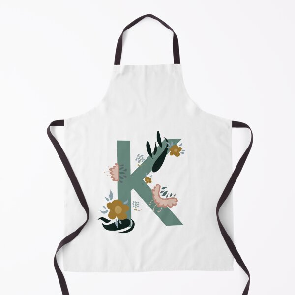 Item preview, Floral letter K designed and sold by Leshlie Guzmán.