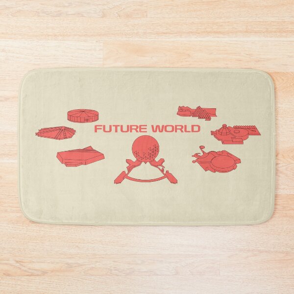 Item preview, Retro EPCOT Future World Map designed and sold by TYPhoenicians.