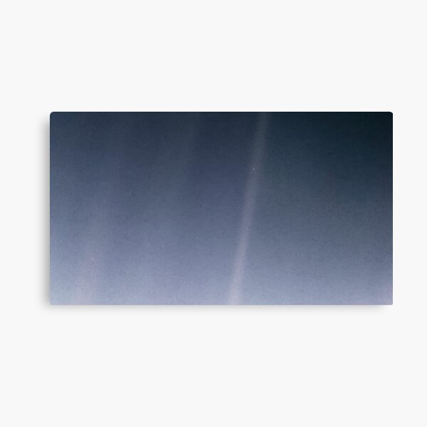 Pale Blue Dot (Blue) Canvas Print