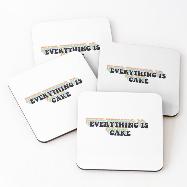 Item preview, EVERYTHING IS CAKE designed and sold by Nicole  Desmond.