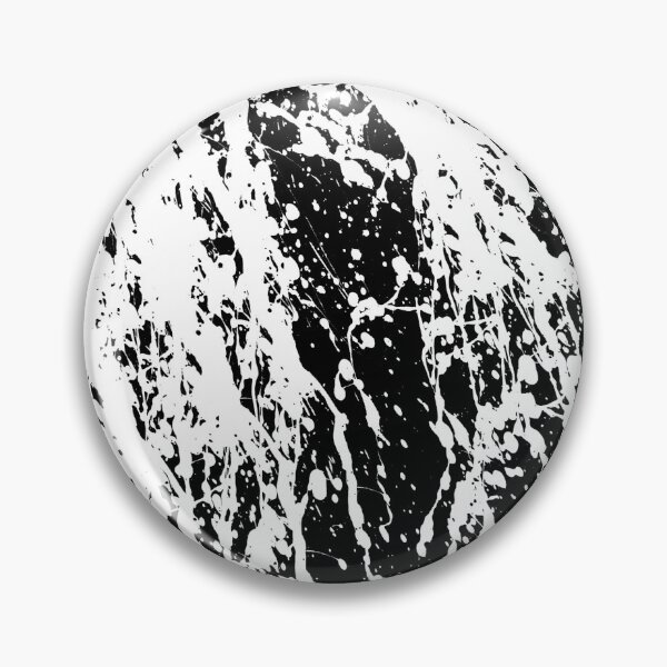 Item preview, Black and White Paint Splatter designed and sold by piedaydesigns.