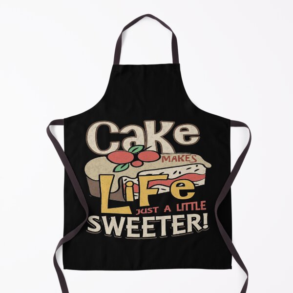 Item preview, Cake Makes Life Just a Little Sweeter | Cake Baking Lover designed and sold by Dancing Dolphin Crafts.