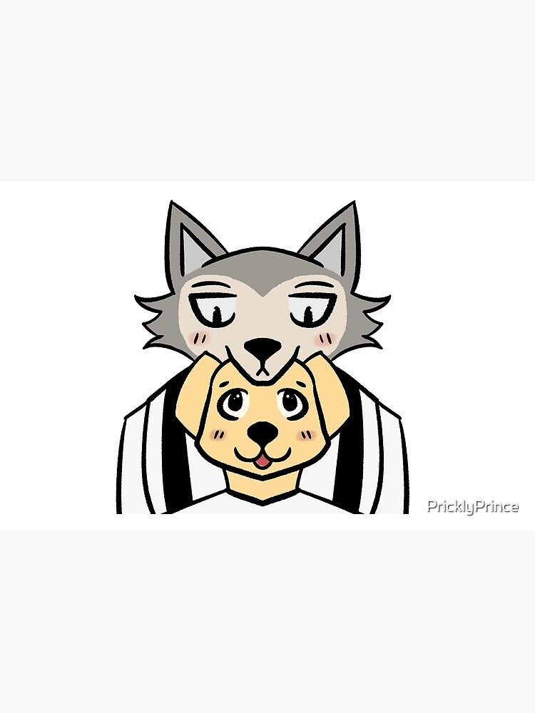 Beastars Jack And Legosi Cute Laptop Sleeve By Pricklyprince Redbubble