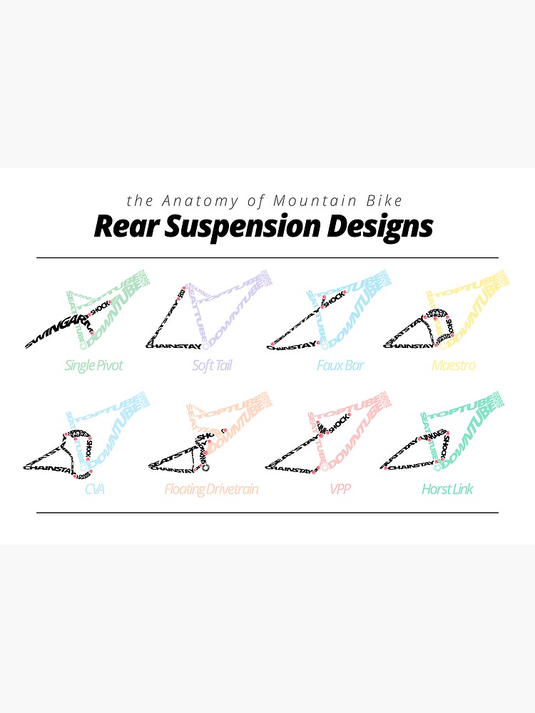 Suspension trasera de discount bicicleta de montaña