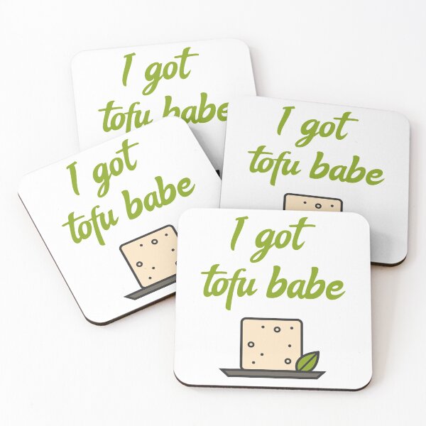 Item preview, I Got Tofu Babe Vegan Plant Based Food Lovers Humor designed and sold by Sweevy Swag.