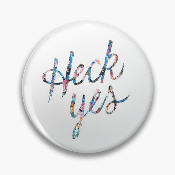 Item preview, Heck Yes designed and sold by lizzydeestudio.