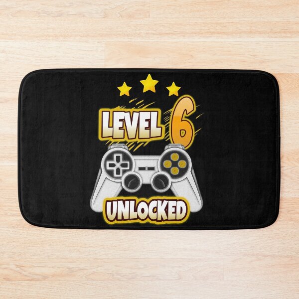 Item preview, Level 6 Unlocked. 6th Birthday Gamer 6 years old party designed and sold by jorgeurbina.