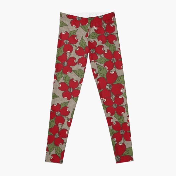 North Carolina Dogwood | Crimson Leggings