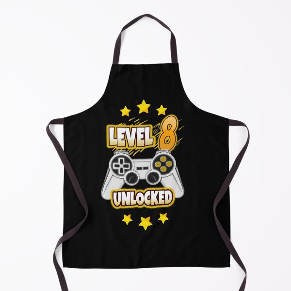 Item preview, Level 8 Unlocked. 8th Birthday Gamer Eight years old party designed and sold by jorgeurbina.