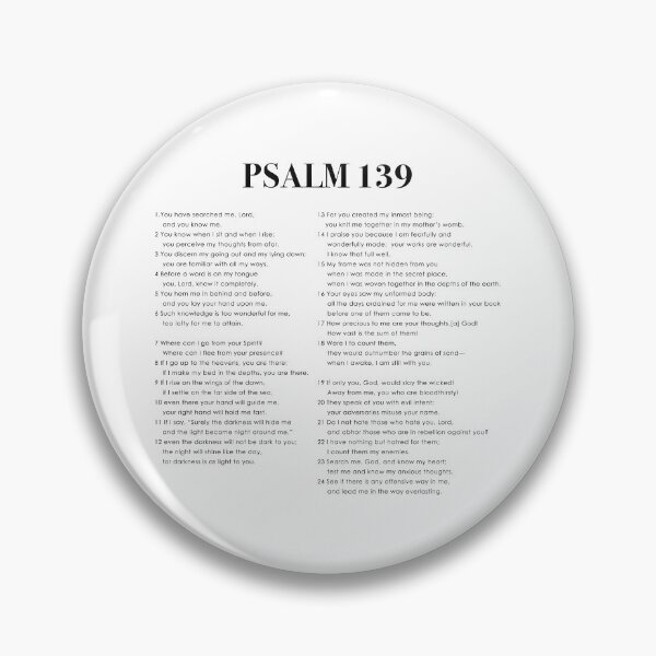 Item preview, Psalm 139 designed and sold by corbrand.