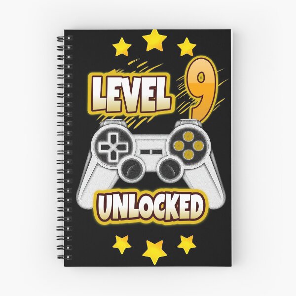 Item preview, Level 9 Unlocked. 9th Birthday Gamer Nine years old party designed and sold by jorgeurbina.