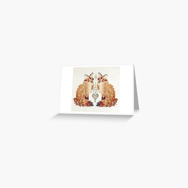 fox love Greeting Card