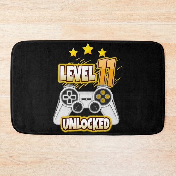 Item preview, Level 11 Unlocked. 11th Birthday Gamer Eleven years old Video game party designed and sold by jorgeurbina.