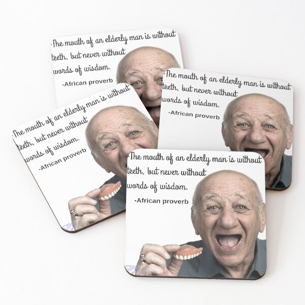 Item preview, The mouth of an elderly man is without teeth designed and sold by Caregiverology.