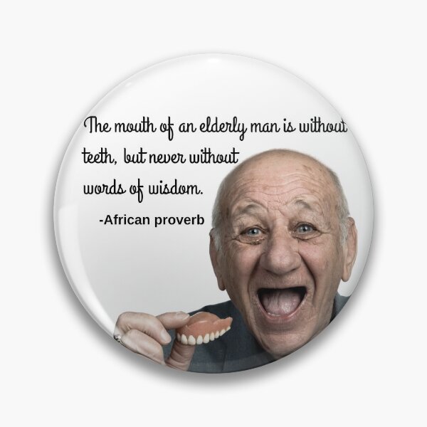 Item preview, The mouth of an elderly man is without teeth designed and sold by Caregiverology.