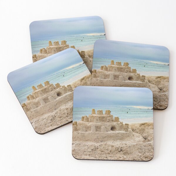 Item preview, Sandcastle on the beach by the ocean designed and sold by stina-bee.
