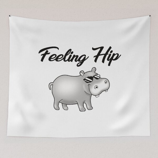 Item preview, Feeling Hip Hippopotamus Hippo designed and sold by pablomendoza.