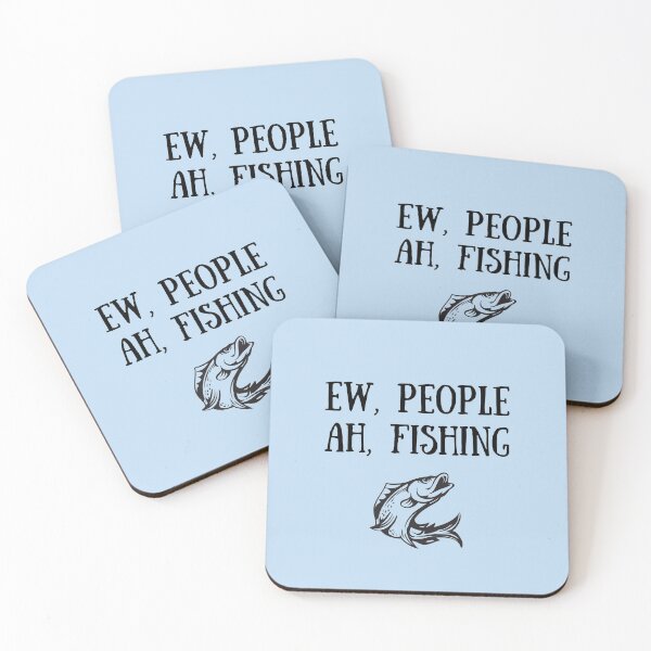 Item preview, EW, PEOPLE AH, FISHING Design designed and sold by Krafty  Arts Studio.