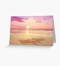 Remembering Her With You Always Greeting Card