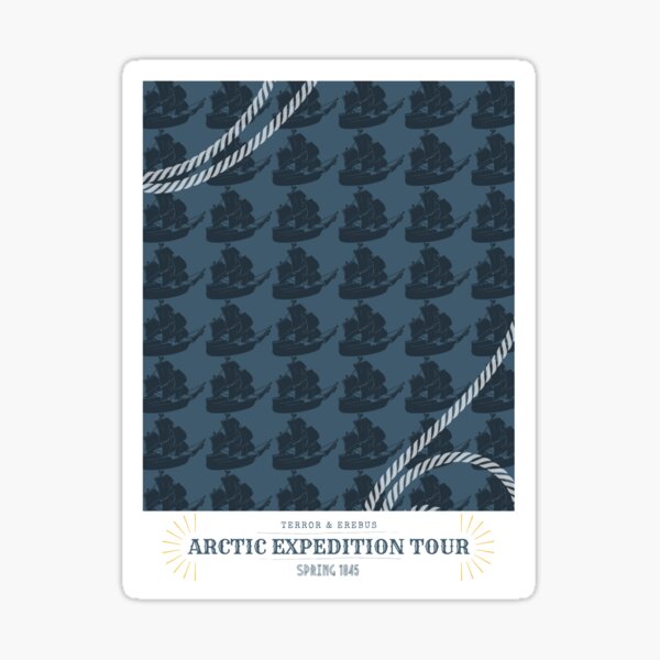 Franklin Expedition World Tour 1845 Sticker