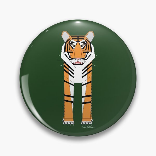 Item preview, Geometric Tiger without background designed and sold by Caseymakesart.