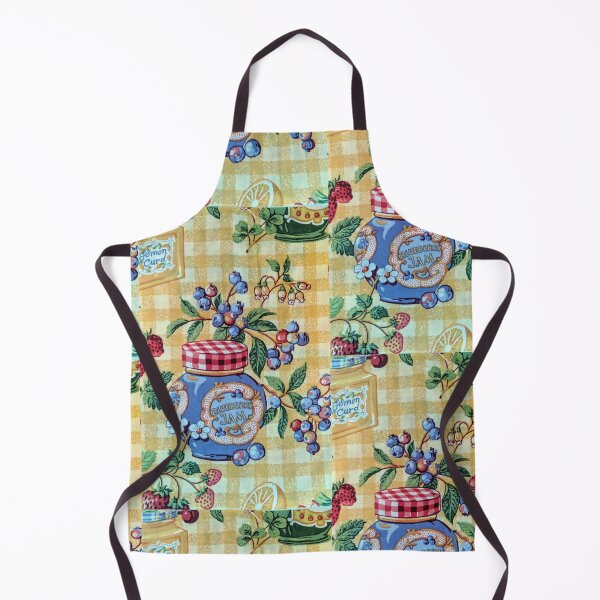 Item preview, Gingham spring time vintage fruit pattern. designed and sold by Dwindell.