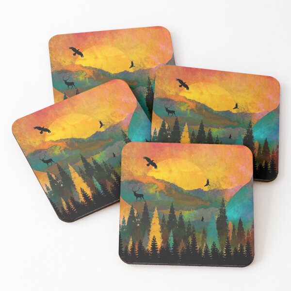 Item preview, Golden Mountains and Wildlife designed and sold by Alexandra Renee.